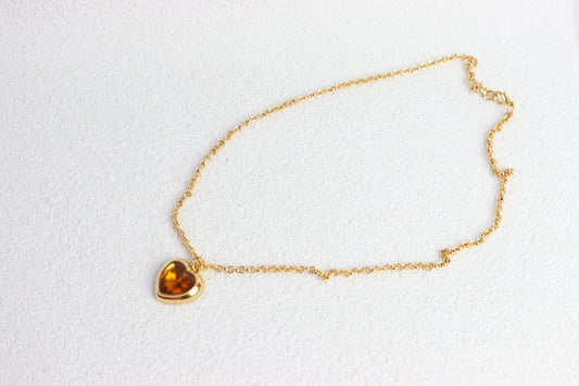 Colar Coração de Tigre